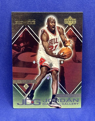 Michael Jordan #DG9 1999 Upper Deck Black Diamond Jordan Diamond Gallery card