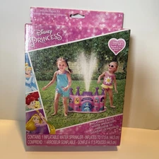 What Kids Want! Disney Princess Inflatable Castle Water Sprinkler/New