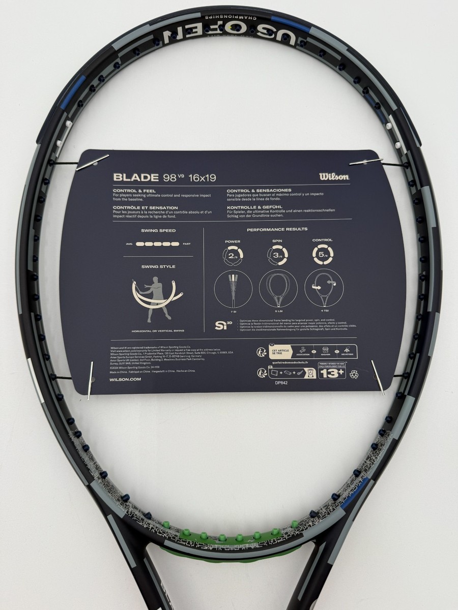 2025 Wilson Blade 98 V9 US Open *305g* 16x19 4-3/8 (New & 100