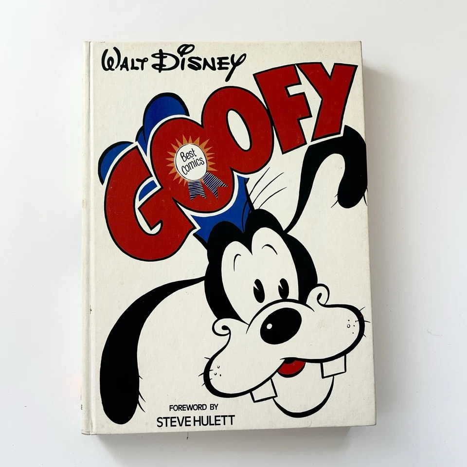 Vintage 1979 WALT DISNEY GOOFY Large Hardcover Book Best Comics Steve Hulett - Image 2 of 4