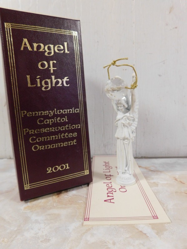 Pennsylvania Capitol Preservation Committee Ornament 2001 Angel of Light