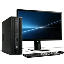 HP Z240 SFF PC Intel Core i5-7500 32GB RAM 1TB SSD Win11 Pro WiFi 23'' Monitor