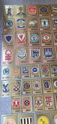 Komplettsatz Abzeichen von Panini Fußball 78