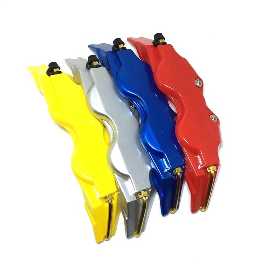 1 par de cubiertas protectoras de pinza de freno de disco de coche 3D opciones de 4 colores izquierda y derecha Foto 2 de 4