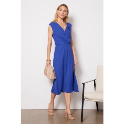 Amanda Uprichard New York Matthews Dress In Admiral Blue Size XS NWT | eBay