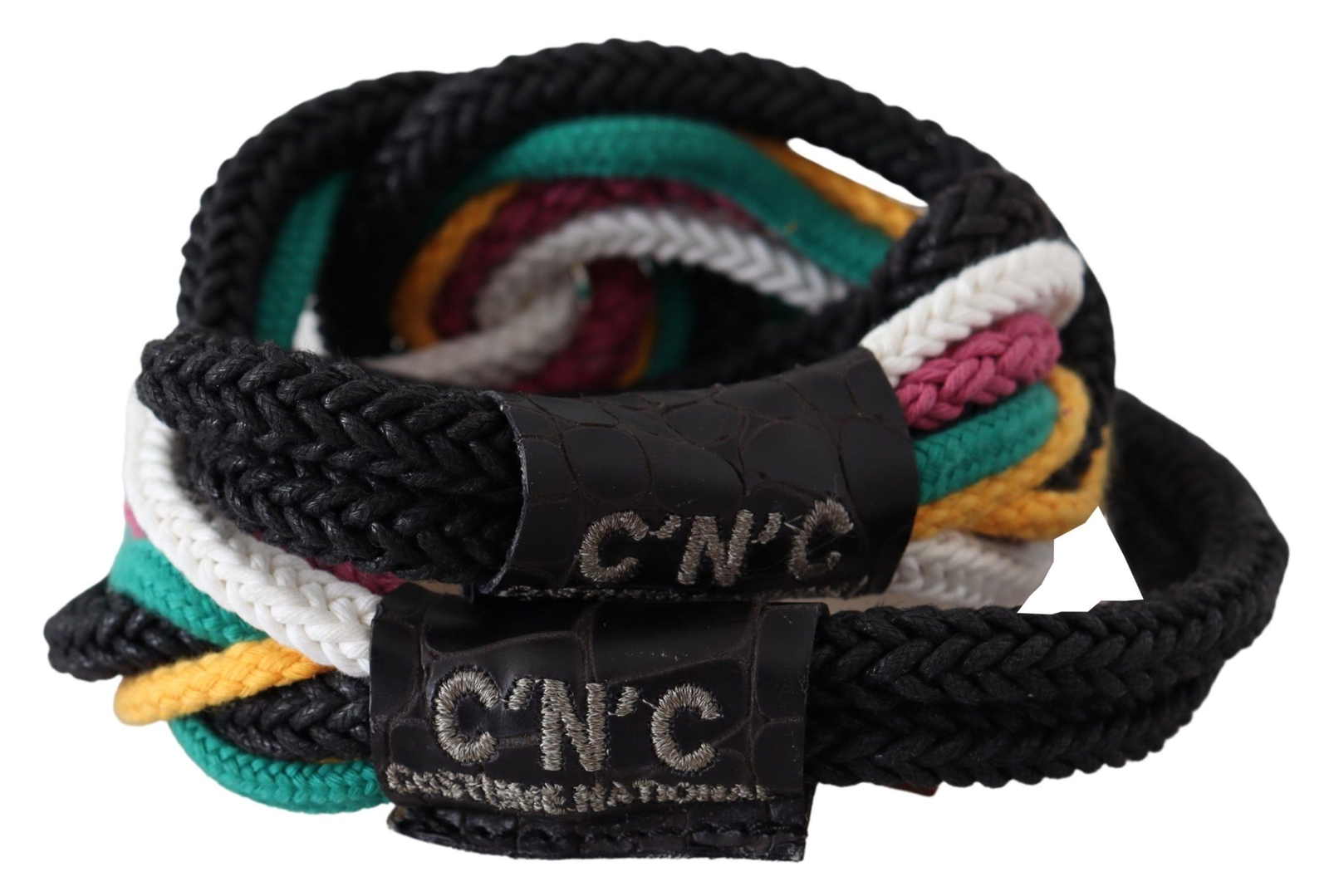 Ceinture Tressée à Nouer En Cuir Multicolore Acote - Femme - AAB9C814