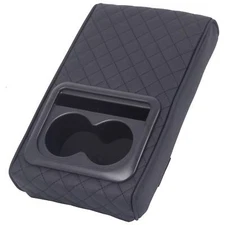 Car Armrest Box Center Console Armrest Storage Box Cushion Cup Holder Universal