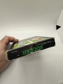 Soccer Nintendo Complete NES Black Box Hang Tab 5 Screw Near Mint Cart & Manual