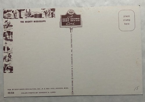 The Mighty Mississippi Postcard (O1) - Picture 2 of 2