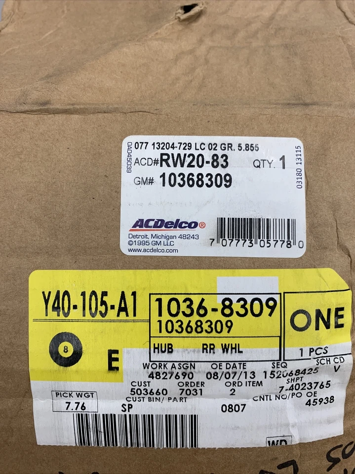 ЗАДНЯЯ СТУПИЦА GM 10368309 BUICK CHEVY PONTIAC SATURN - Изображение 4 из 4