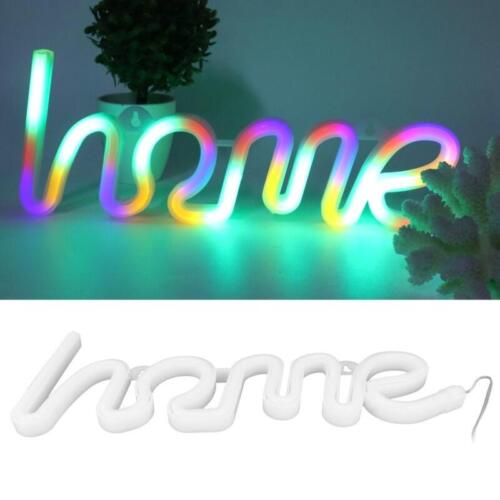 LED Home Sign, Glowing Neon Lamp for Home Decoration Textiles - Picture 1 of 24