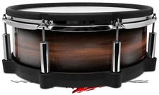 Wrap for Roland vDrum Shell PD140 Exotic Wood Rosewood Burst Black