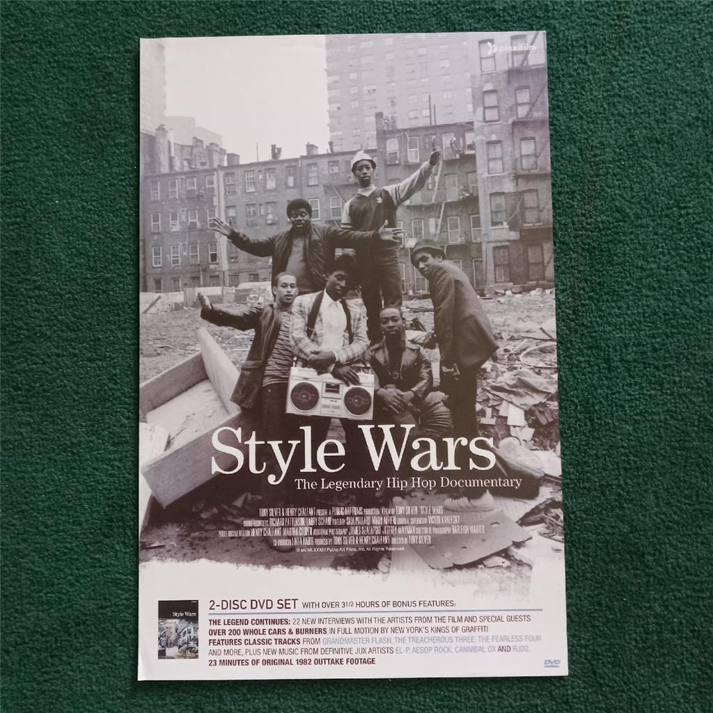 STYLE WARS  Hip Hop Documentary PROMO POSTER Plexifilm 2003  Graffiti / Def Jux