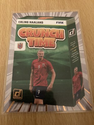 Panini Donruss Soccer 2023-2024 Insert Crunch Time Erling Haaland #23