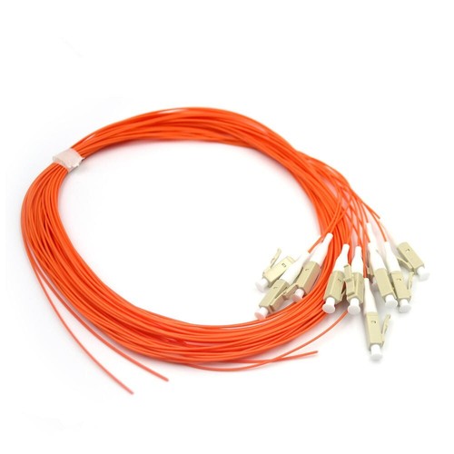10pc 1.5m Fiber Optic Pigtail LC UPC Simplex MM om2 50/125 0.9mm Fiber Pigtail - 第 3/5 張圖片