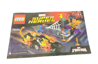 lego 76058 Instructions only spider-man ghost rider F32