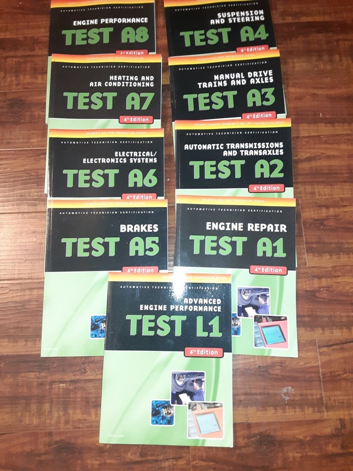 Delmar ASE Study Guide A1 Thru A8 L1 9 Vol Set 4th Edition EBay Delmar ase study guide a1 thru a8 l1 9 vol set 4th edition ebay