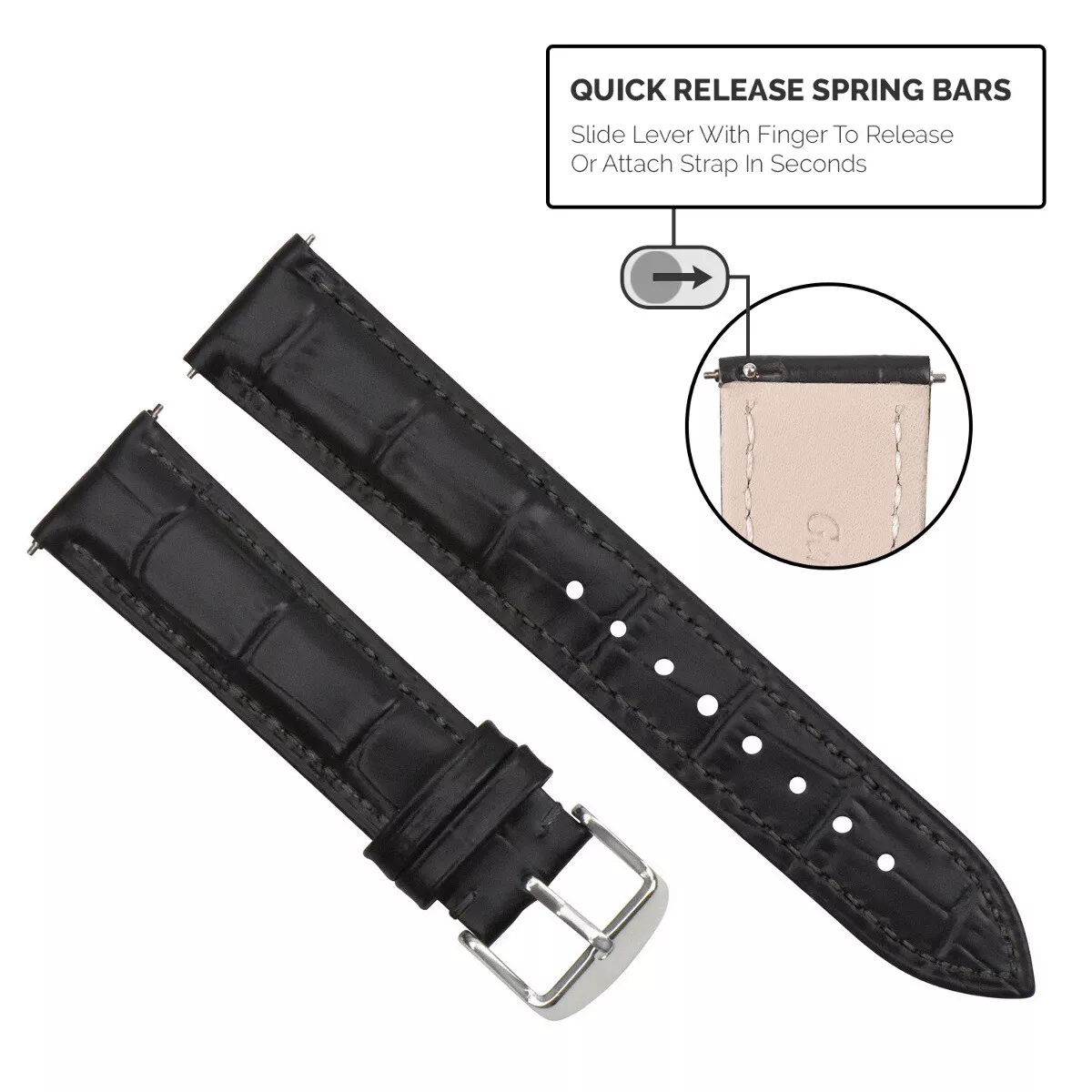 Seiko 24mm watch band discount