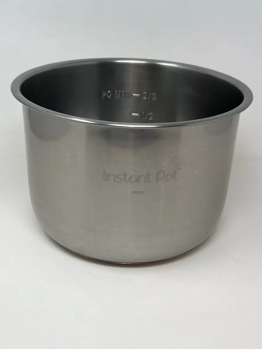 Instant Pot IP-Duo Stainless Steel 6 Qt Replacement Liner Insert w/ SS  Trivet