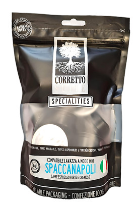 108 capsules compatible Lavazza A Modo Mio | Espresso Coffee SPACCANAPOLI blend