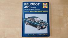 Peugot 405 Diesel - 1988 to 1996 - Service and Repair Manual - Haynes