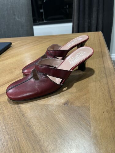 womens franco sarto shoes size 8 90s dark red/burg