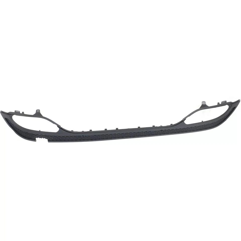 Cubierta de parachoques de cenefa inferior trasera texturizada para Mercedes Benz C300 2015-2018 sedán Foto 4 de 4