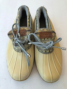 sperry slip on duck boots