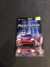 project gotham racing xbox Manual Only