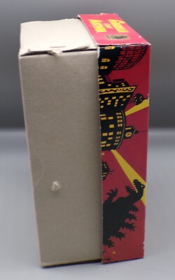 Japanese Billiken GODZILLA vs MOTHRA tin toy PULL STRING kaiju