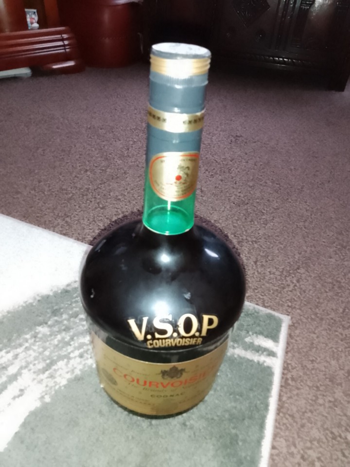 Rare Vintage Courvoisier Brandy ice bucket Insulated+ Basket eBay