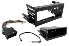 Single DIN Car Stereo Radio Dash Kit, Pocket, Wire Harness & Antenna Adapter