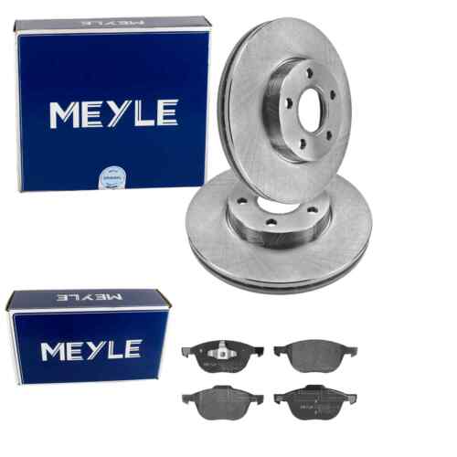 MEYLE BRAKE DISCS 278 mm + front pads suitable for Ford Focus 2 + C-max - Picture 1 of 6