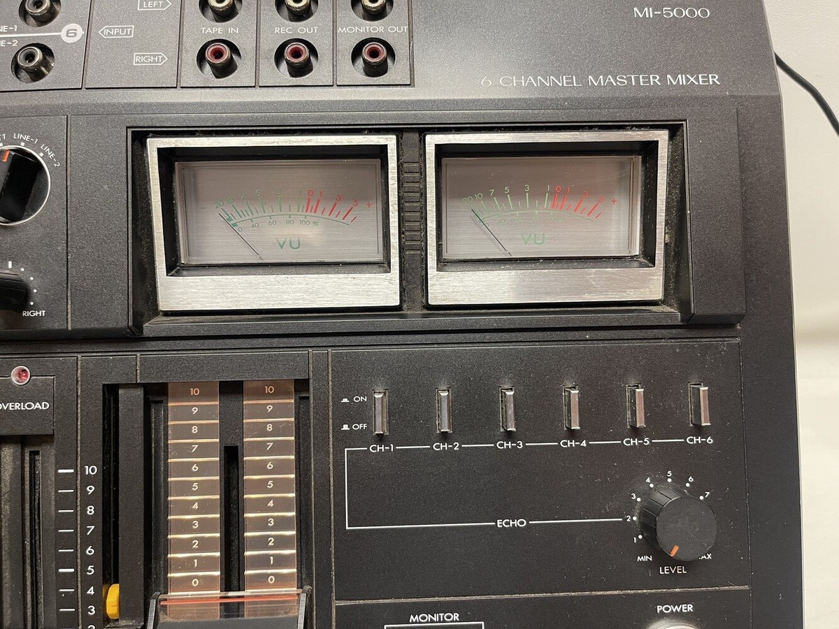 簡単操作/6チャンネルミキサー/Victor MI-5000/6channel master mixer