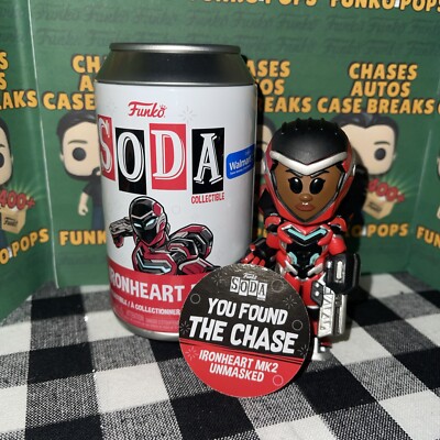 Funko Soda Ironheart MK2 Unmasked Marvel Chase