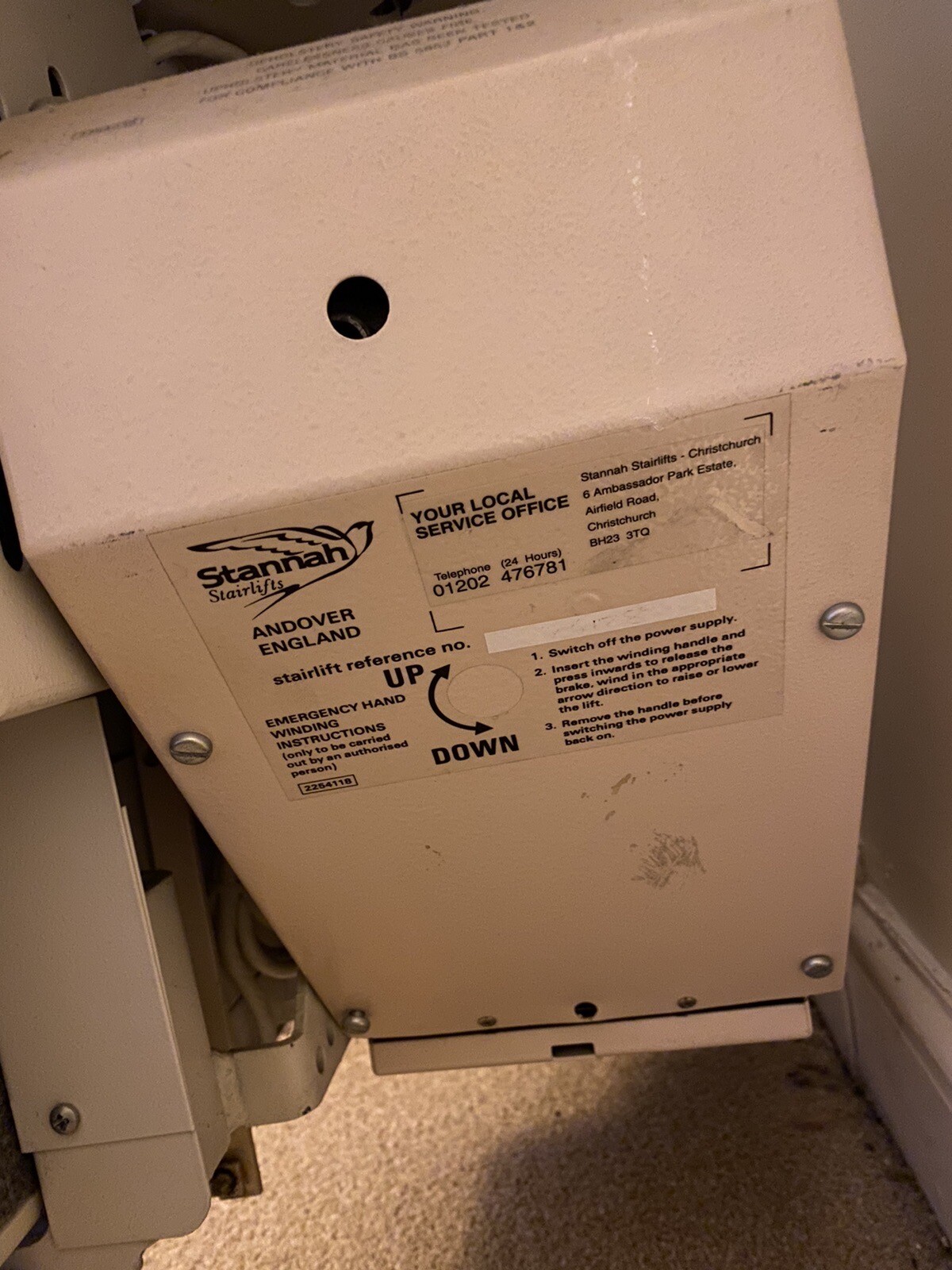 stannah stair lift straight used eBay