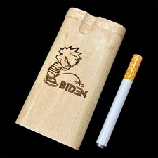 Custom Engraved Wooden Dug Out Box 4  x 2  Inch. One Hit