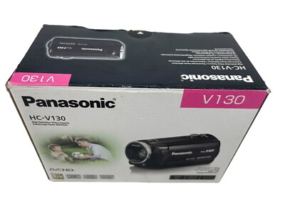 Canon HD CMOS & Panasonic HC-V130M セット Panasonic HC-V130 8.9MP high definition Video Camera | eBay