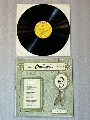 Feodor Chaliapin Volume 3 (Scala SC 852 Mono LP) Mussorgsky Gounod