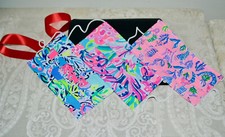 NWT 40 LILLY PULITZER Lillys Favorite Rainbow Pack 3 Adult Face Masks