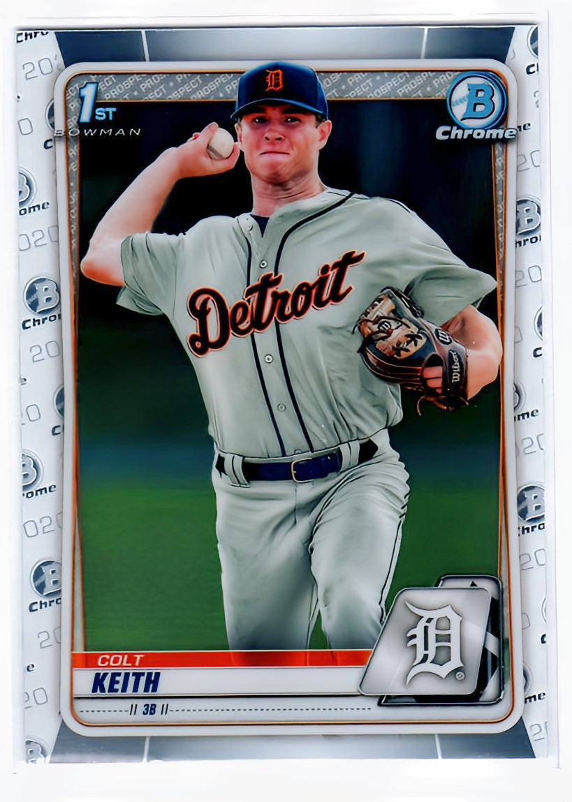 2020 Bowman Chrome Draft #BD54 Colt Keith 1st Bowman K2