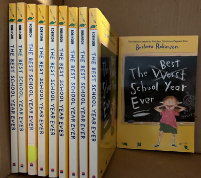 THE BEST SCHOOL YEAR EVER class set Barbara Robinson Guided Reading Lot 10 
