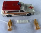 Matchbox Speed Kings K-49 Ambulance Figures & Stretcher Vintage Original