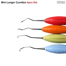 Silicone Handle Dental Curettes & Sickle Scaler Periodontal Instruments OROAX