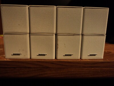 4 BOSE LIFESTYLE 18/28/30/35/38/48/50/V20/V25/V30/V35 JEWEL CUBE SPEAKERS