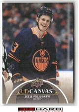 2021-22 Upper Deck #C153 Jesse Puljujarvi UD Canvas Edmonton Oilers