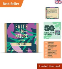 Natural Lavender Hand Soap Bar, 100g - , Hydrating & Eco-Friendly