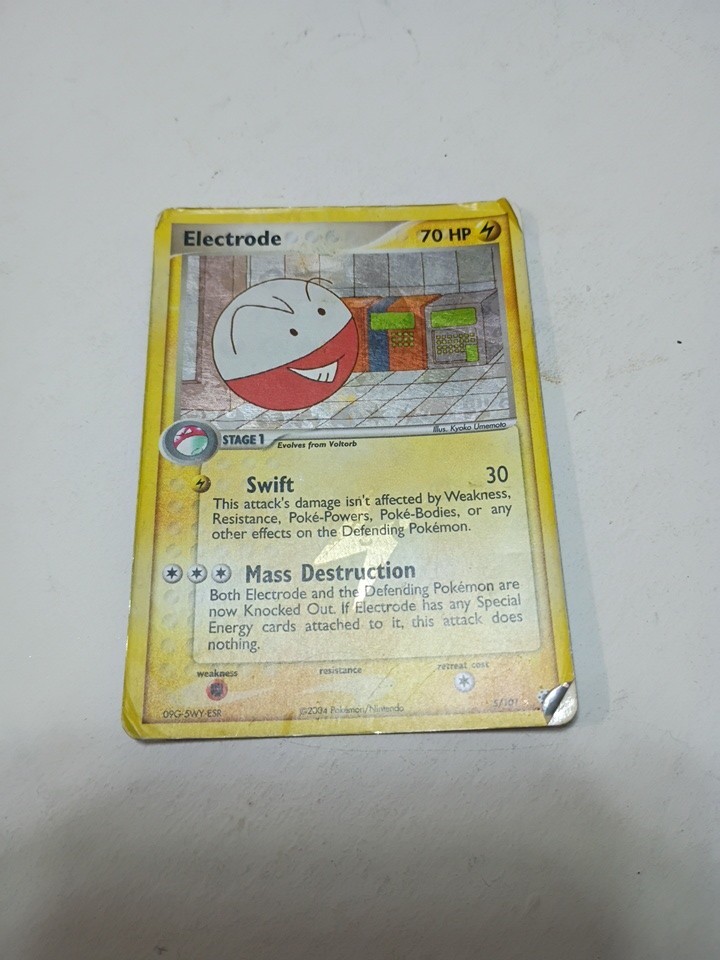 Electrode 5/101 Reverse Holo Rare EX Hidden Legends Pokémon Card