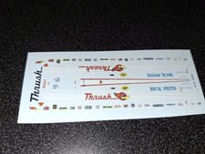 1/64 CUSTOM WATERSLIDE DECAL - THRUSH TOP FUEL DRAGSTER
