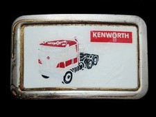 MJ07130 VINTAGE 1970s  KENWORTH  TRUCK COMPANY BELT BUCKLE